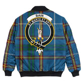 Clan Bain Tartan Crest Bomber Jacket QL56 Bain Tartan Tartan Bomber Jacket